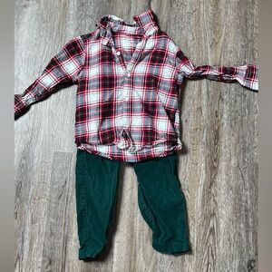 Carter's Red Plaid Shirt